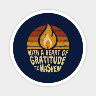 With a Heart of Gratitude to Hashem Magnet